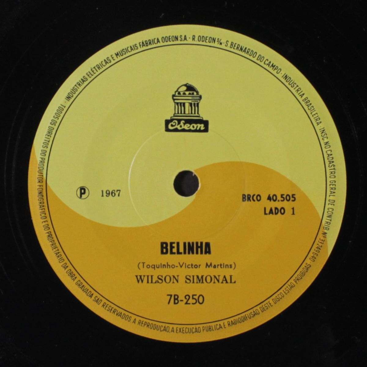 belinha / samba do carioca by WILSON SIMONAL