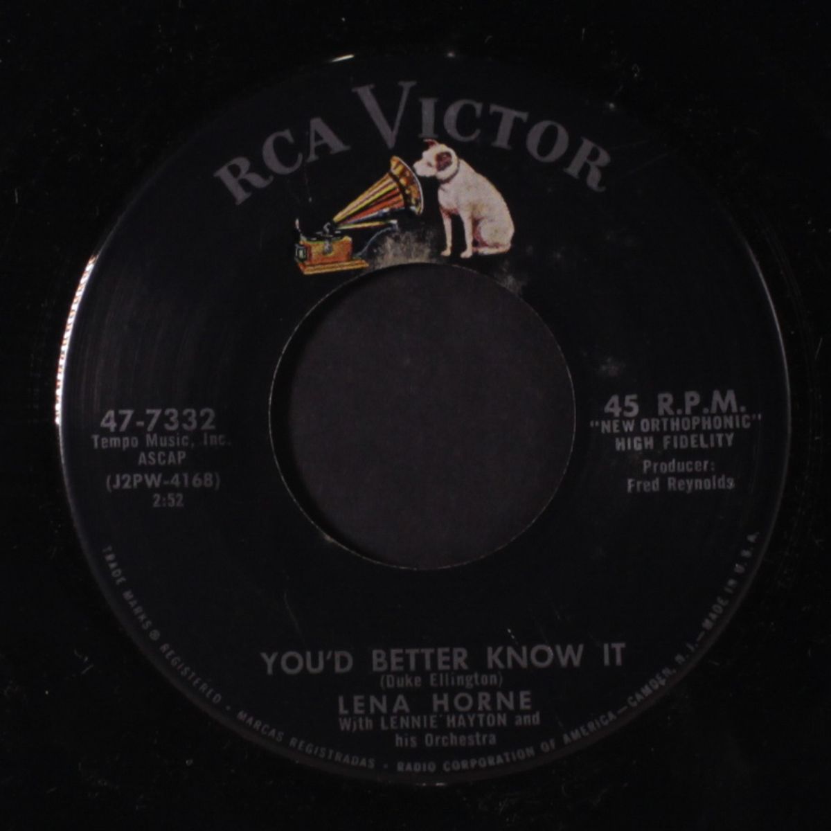 when johnny comes marching home / you'd better know it by LENA HORNE