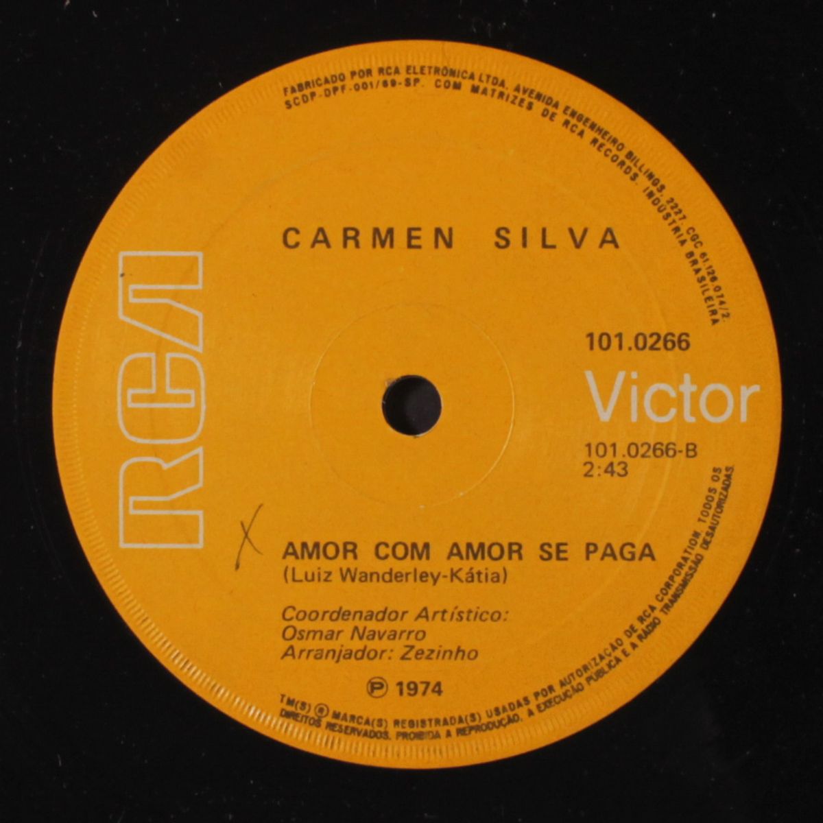 a cancao que eu fiz / amor con amor se paga by CARMEN SILVA