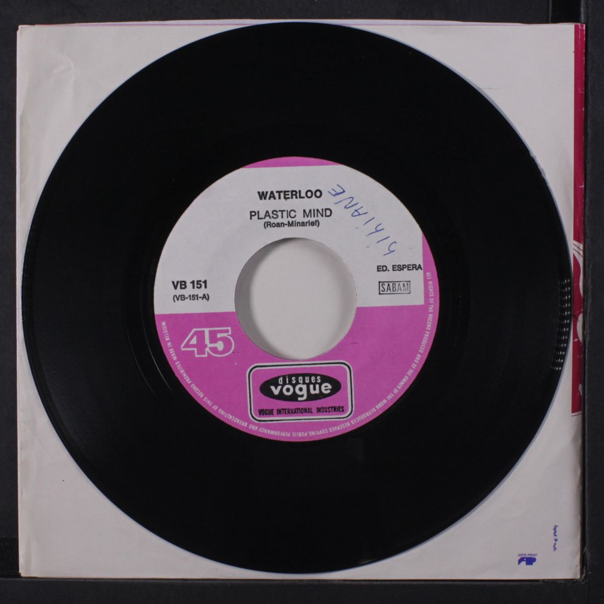plastic mind / tumblin' jack by WATERLOO