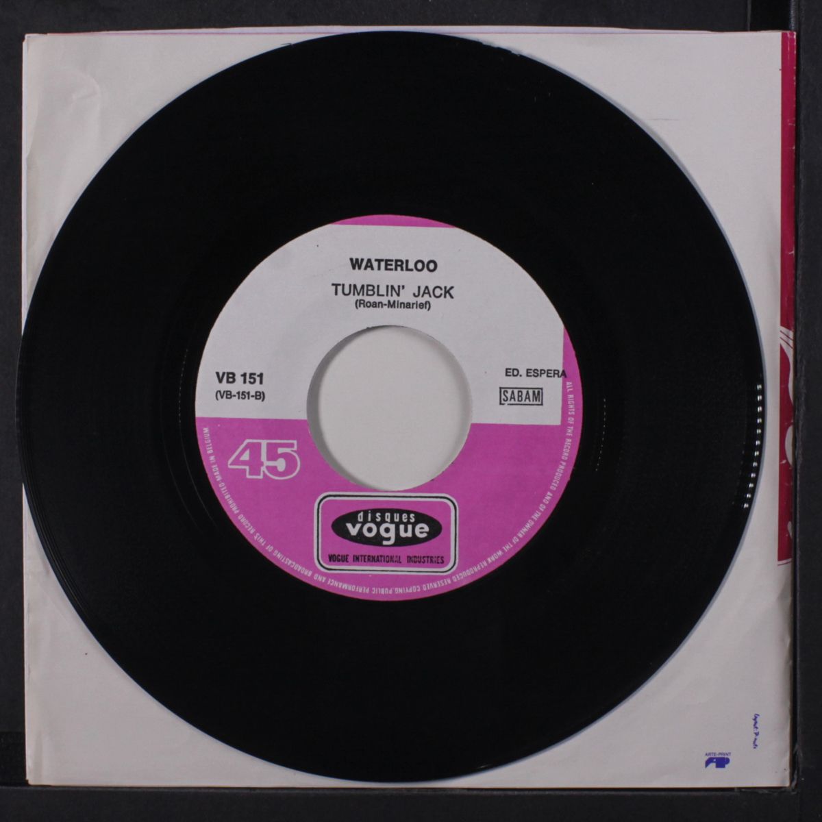 plastic mind / tumblin' jack by WATERLOO