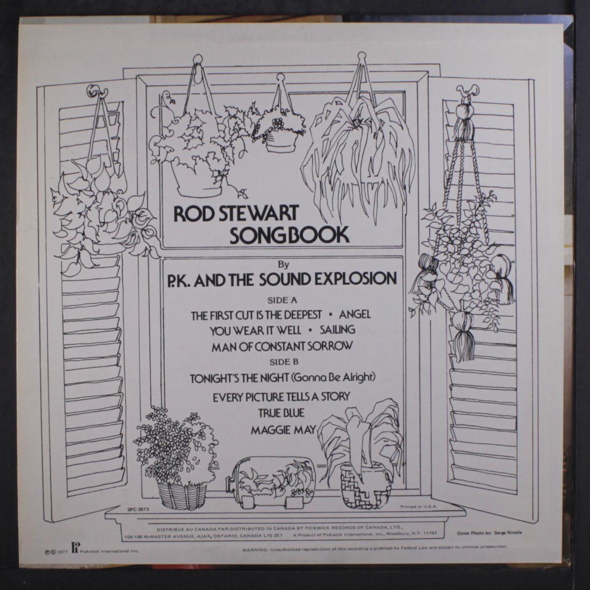 rod stewart songbook by P.K. AND THE SOUND EXPLOSION