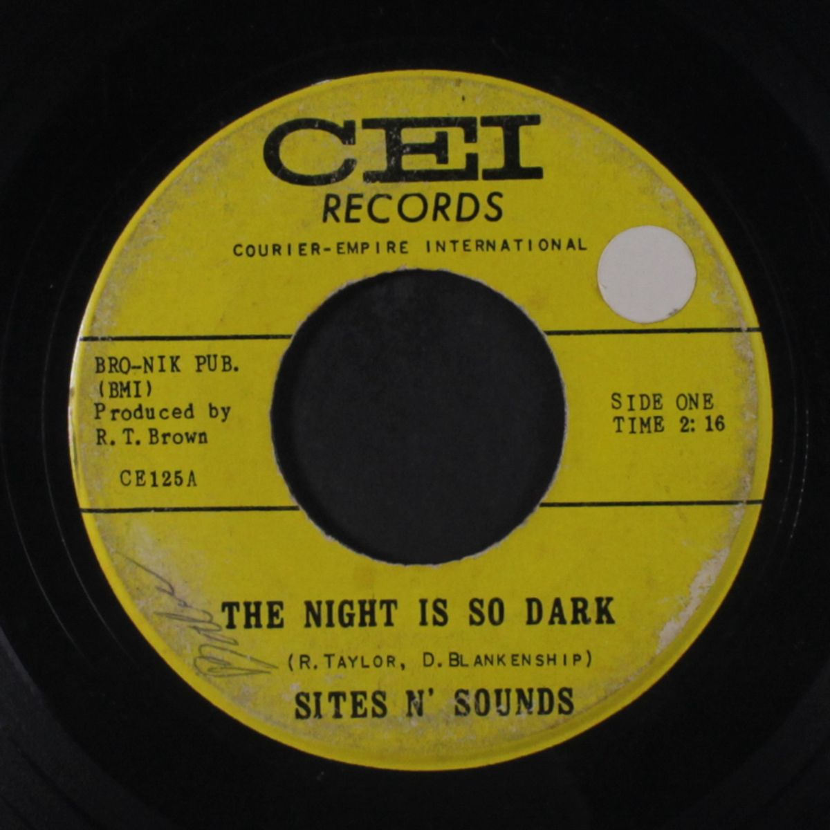 the night is so dark / t by SITES N' SOUNDS