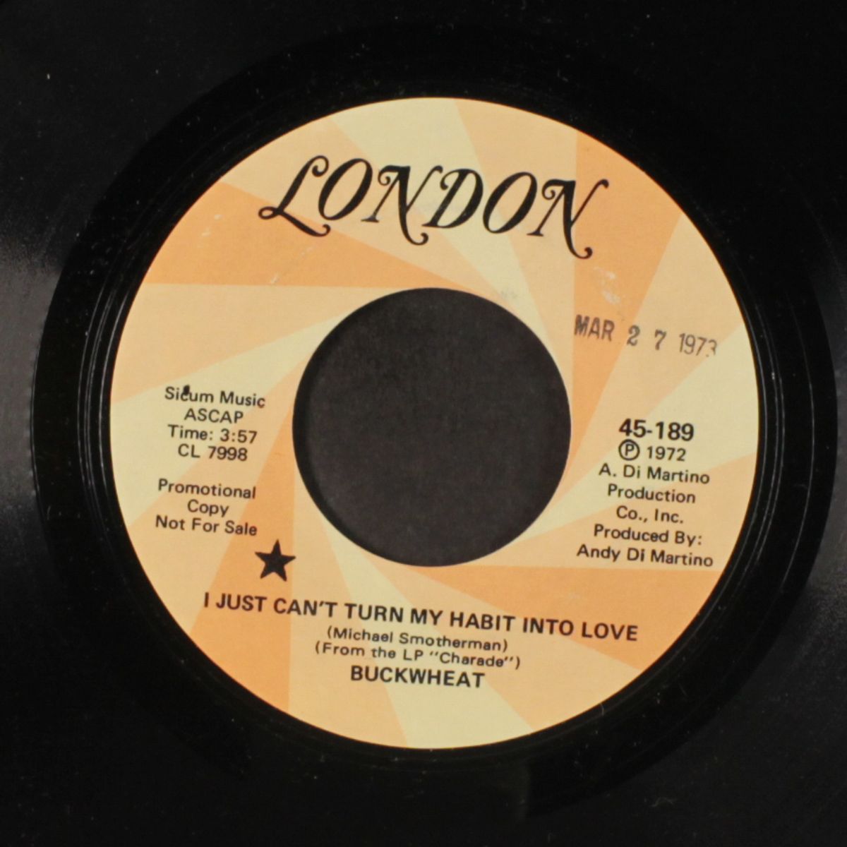 i got to boogie / i just can't turn my habit into love by BUCKWHEAT