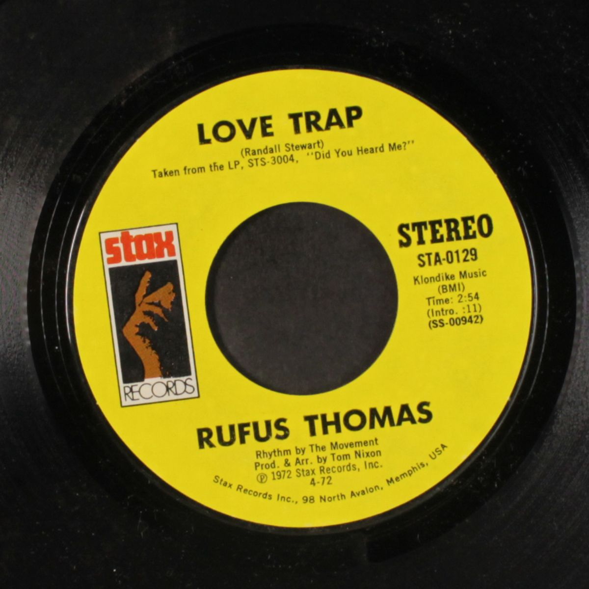 love trap / 6-3-8 by RUFUS THOMAS