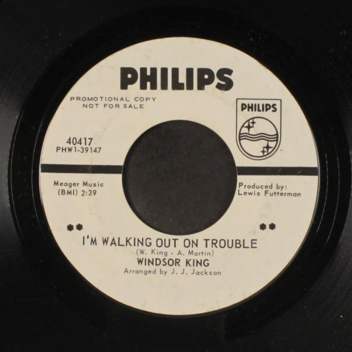 try me / i'm walking out on trouble by WINDSOR KING
