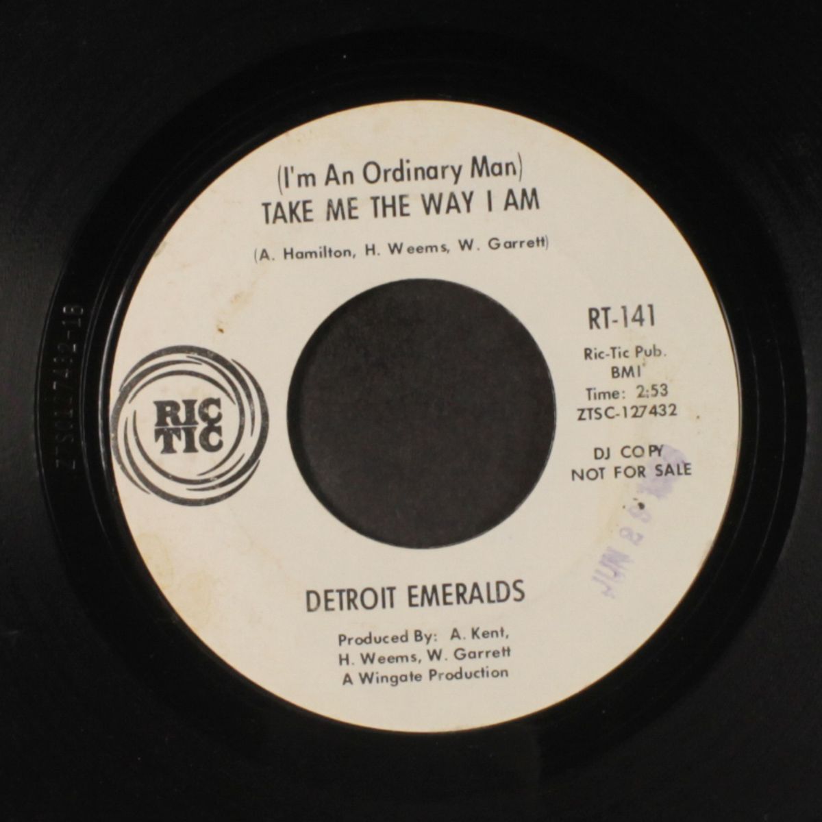 i'll keep on coming back / take me the way i am by DETROIT EMERALDS