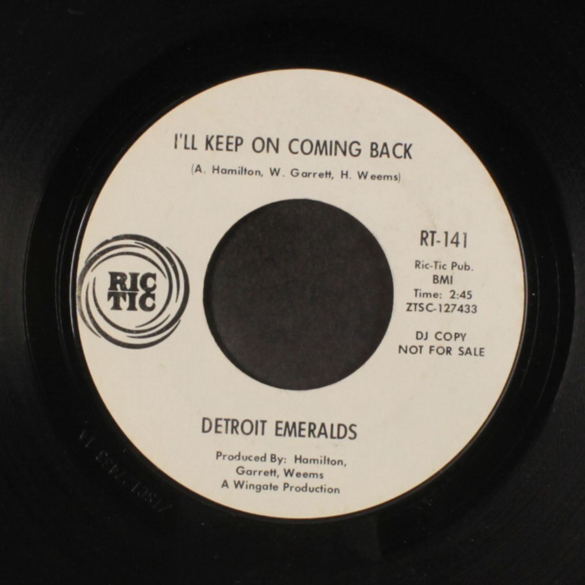 i'll keep on coming back / take me the way i am by DETROIT EMERALDS
