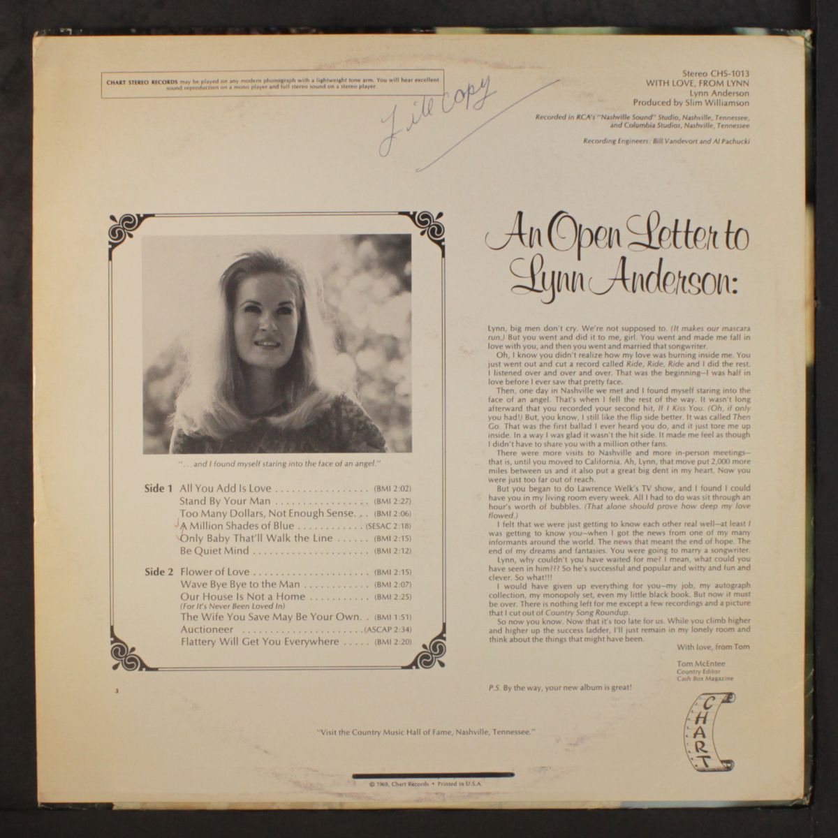 with love, from lynn by LYNN ANDERSON