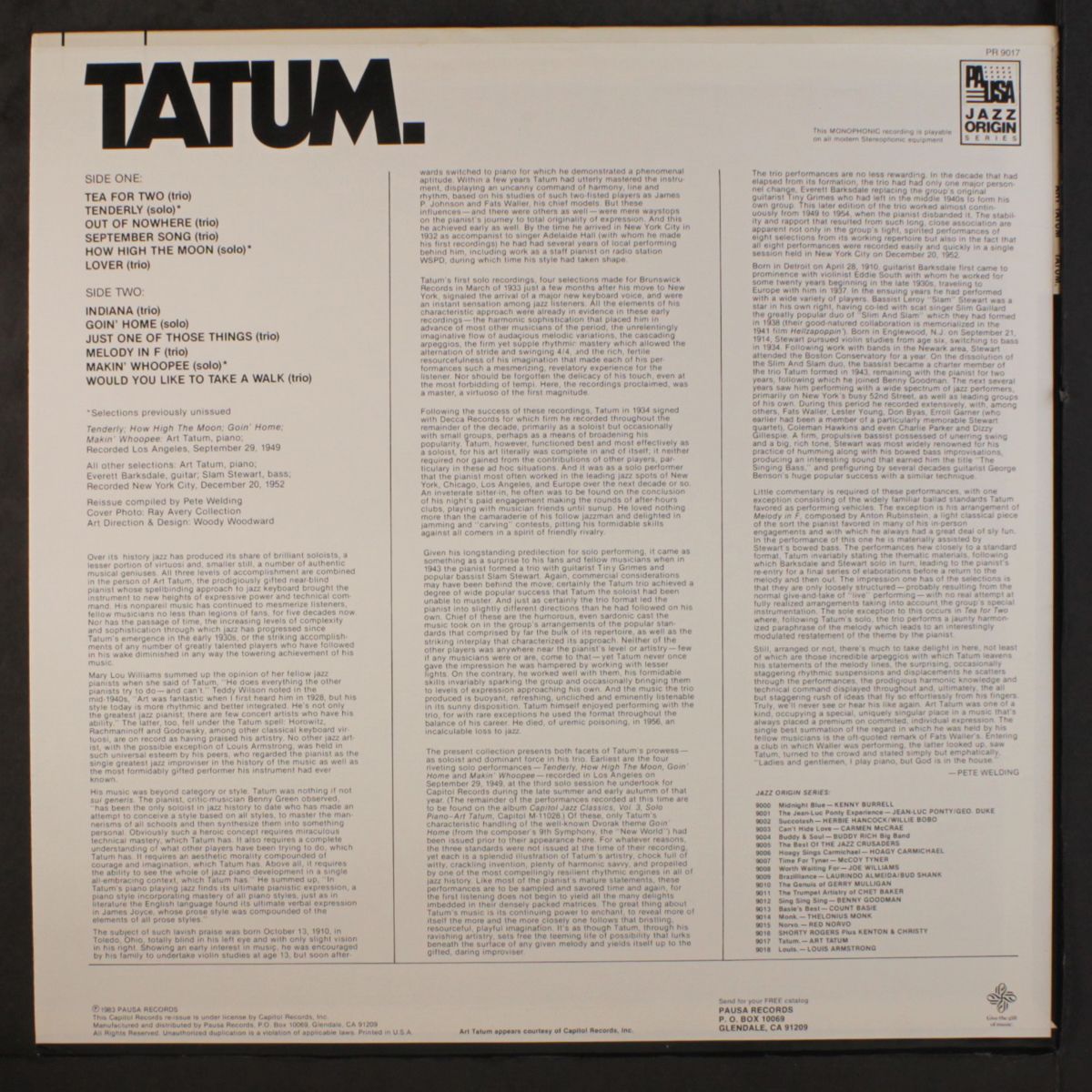 tatum by ART TATUM