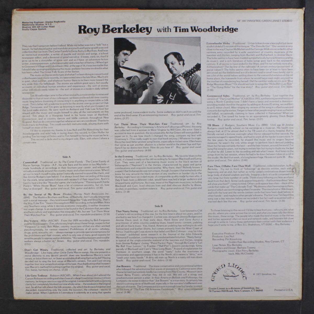 roy berkeley by ROY BERKELEY W/ TIM WOODBRIDGE
