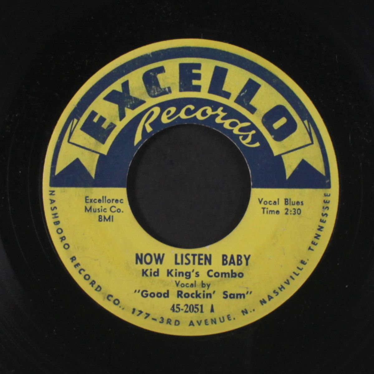 now listen baby / the sneak by GOOD ROCKIN' SAM
