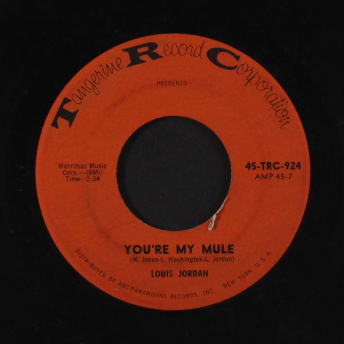 texarkana twist / you're my mule by LOUIS JORDAN