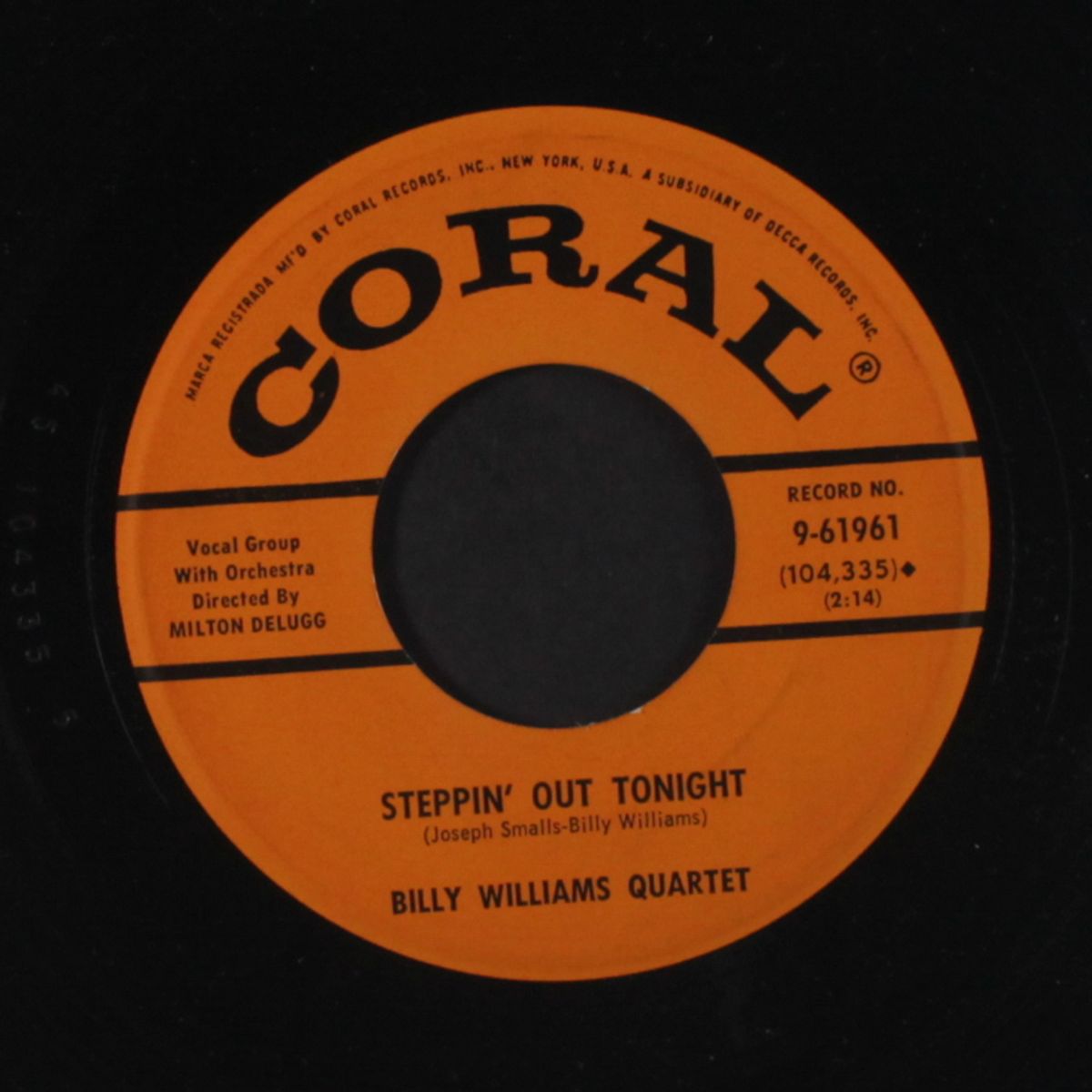 there i've said it again / steppin' out tonight by BILLY WILLIAMS & GROUP