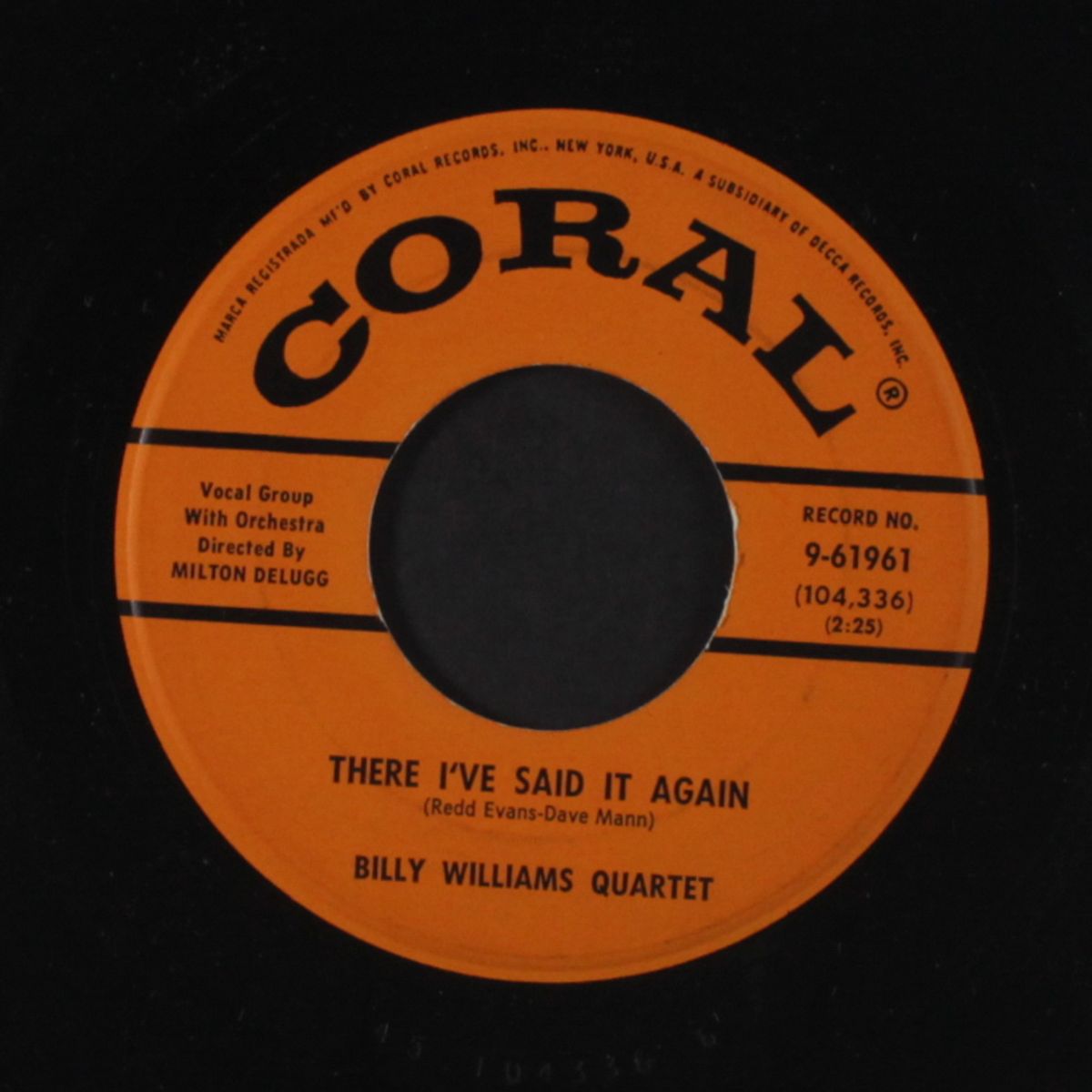there i've said it again / steppin' out tonight by BILLY WILLIAMS & GROUP