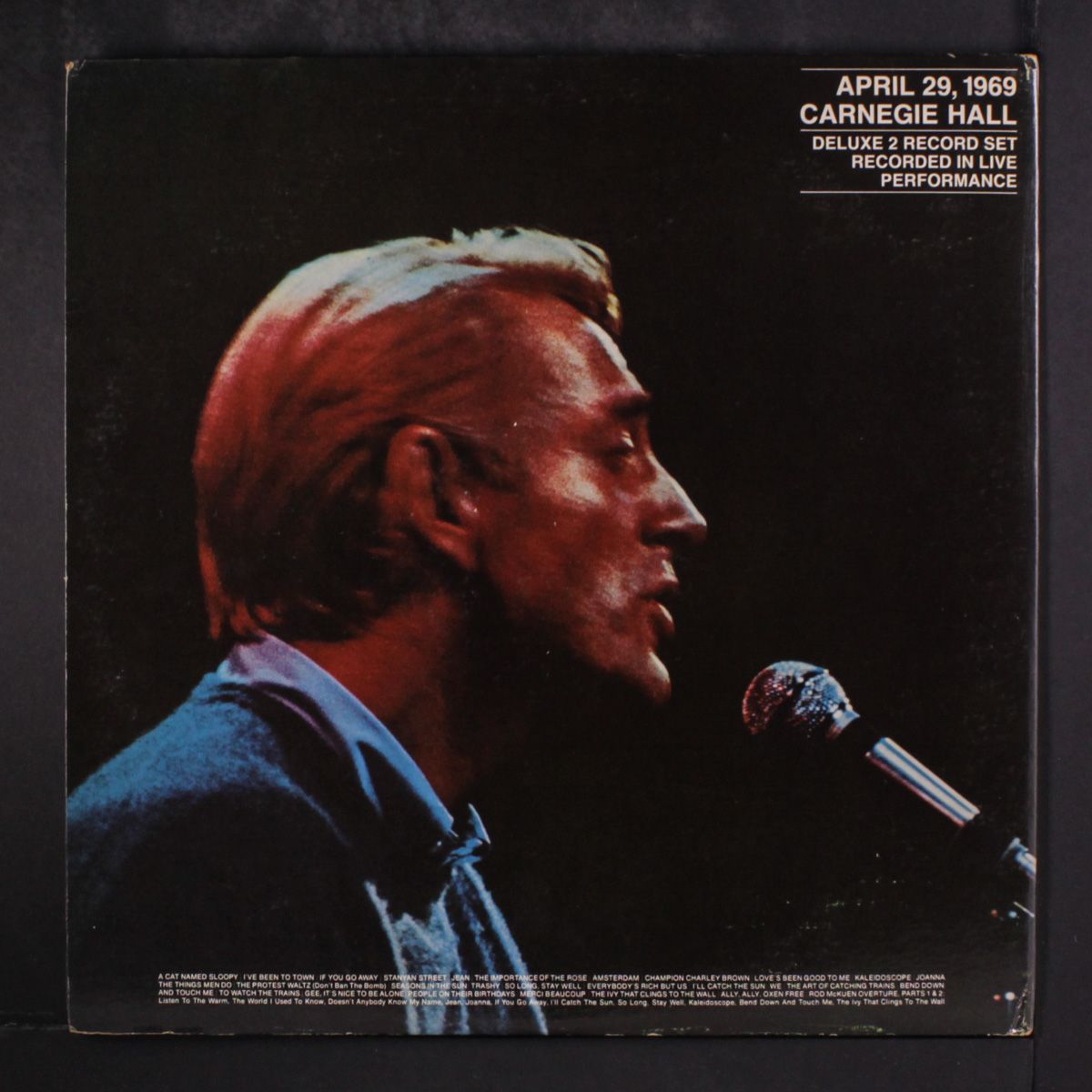 at carnegie hall by ROD MCKUEN