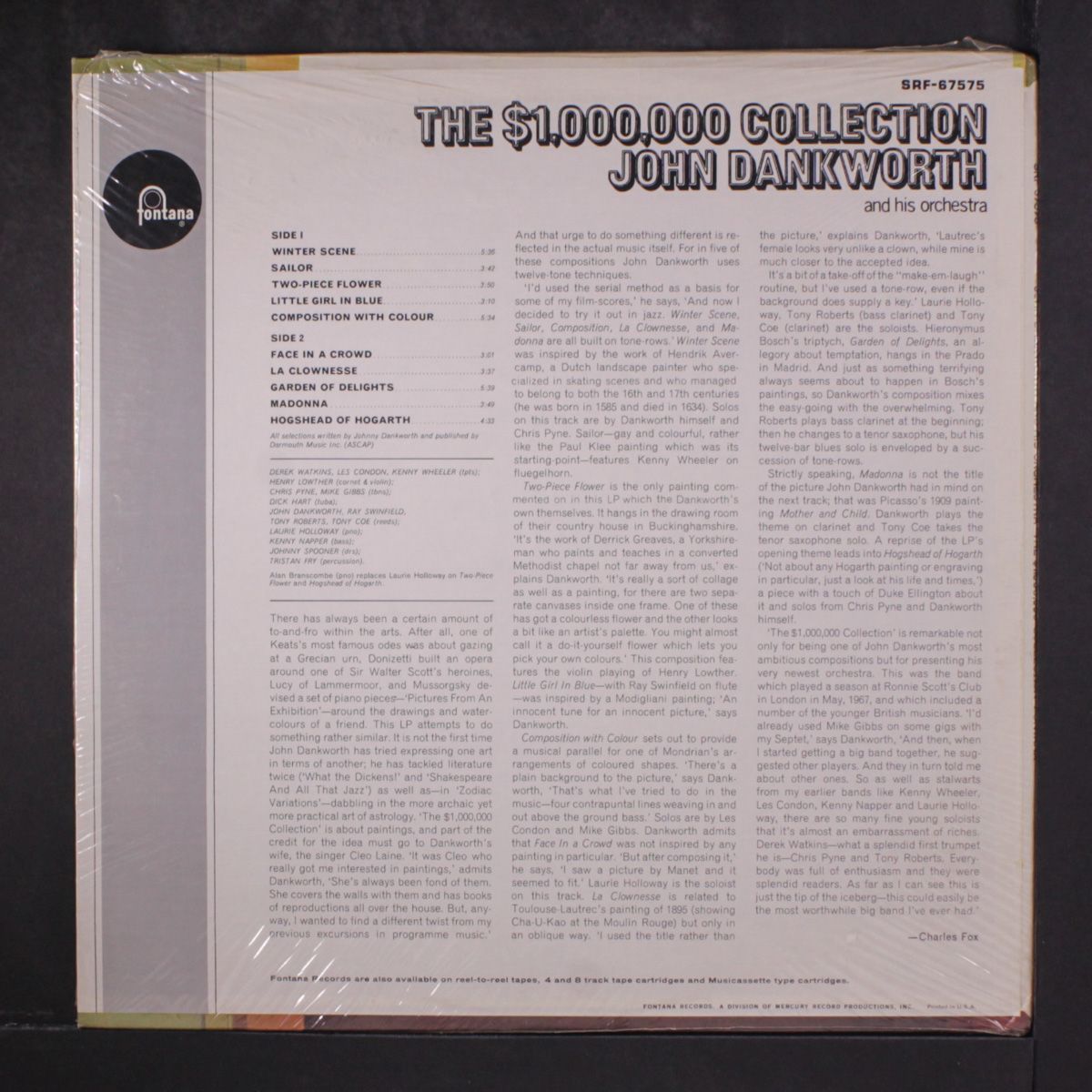 the $1,000,000 collection by JOHN DANKWORTH