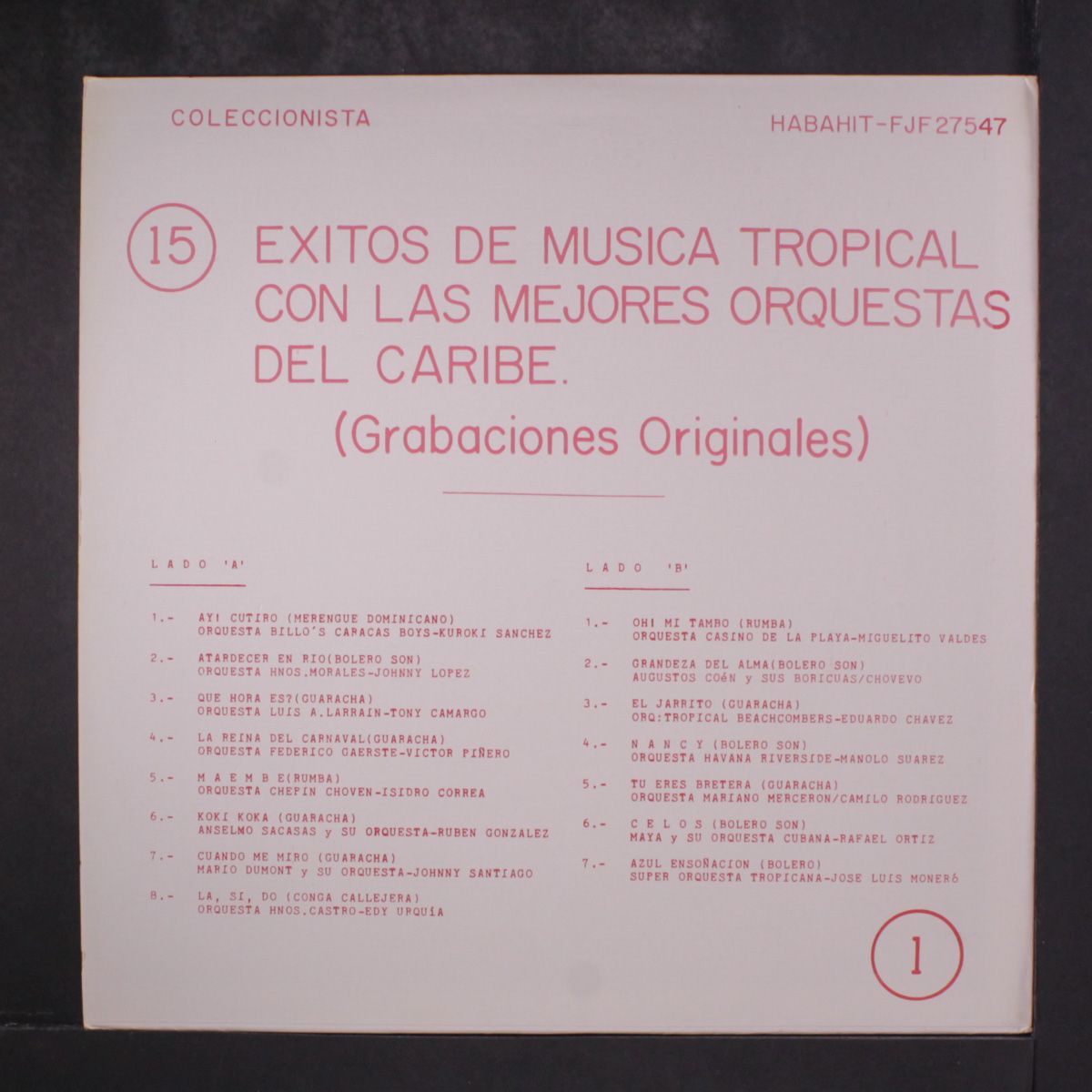 exitos de musica tropical con las mejores orquestas del caribe, 15 by VARIOUS