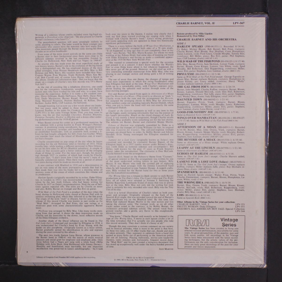 charlie barnet, vol. 2 by CHARLIE BARNET