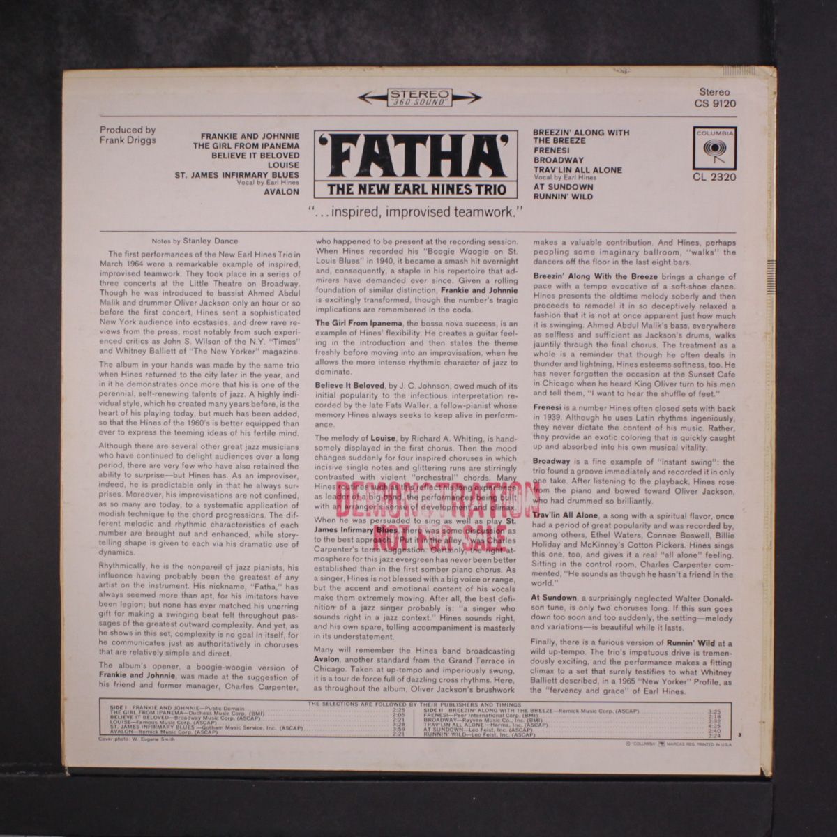 fatha by EARL HINES TRIO