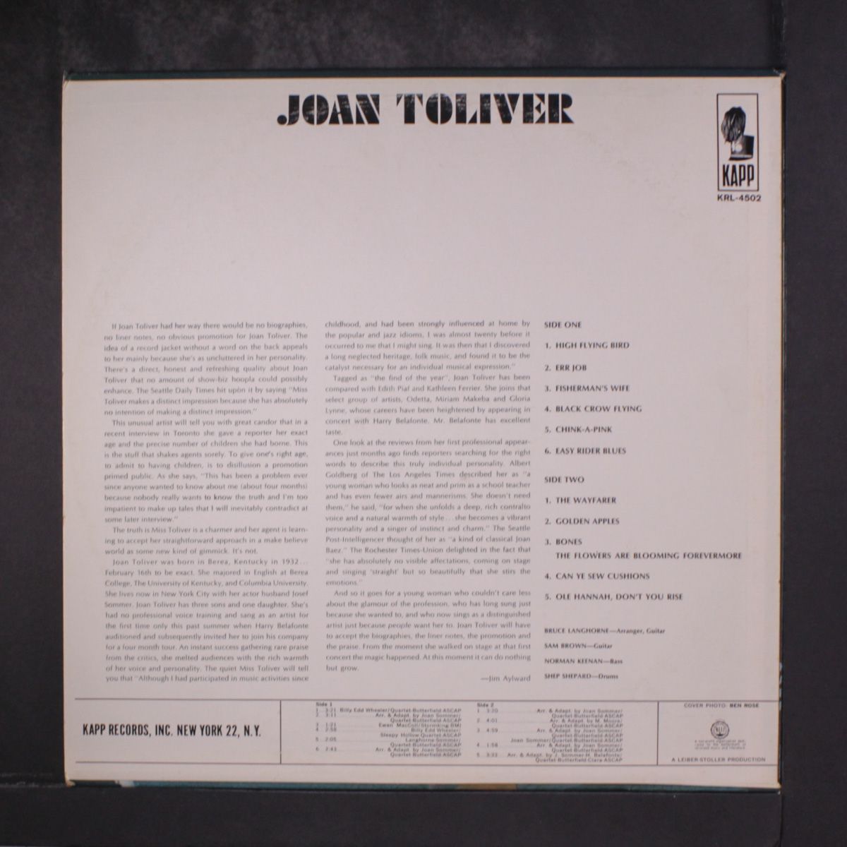 joan toliver by JOAN TOLIVER