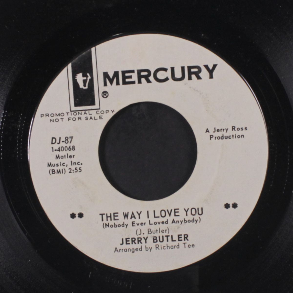the way i love you / same by JERRY BUTLER