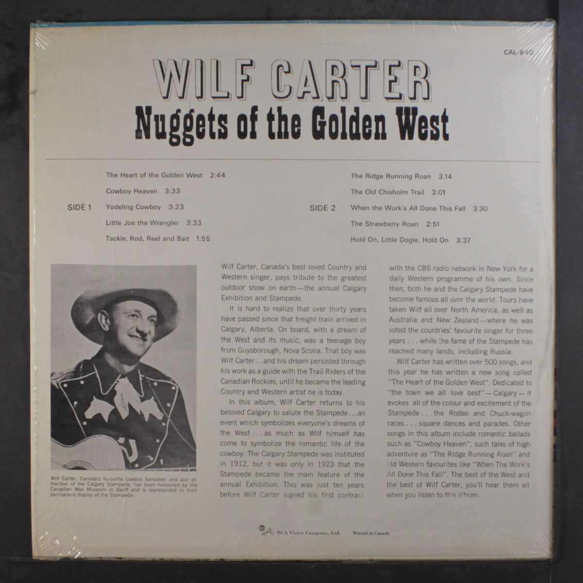 nuggets of the golden west by WILF CARTER