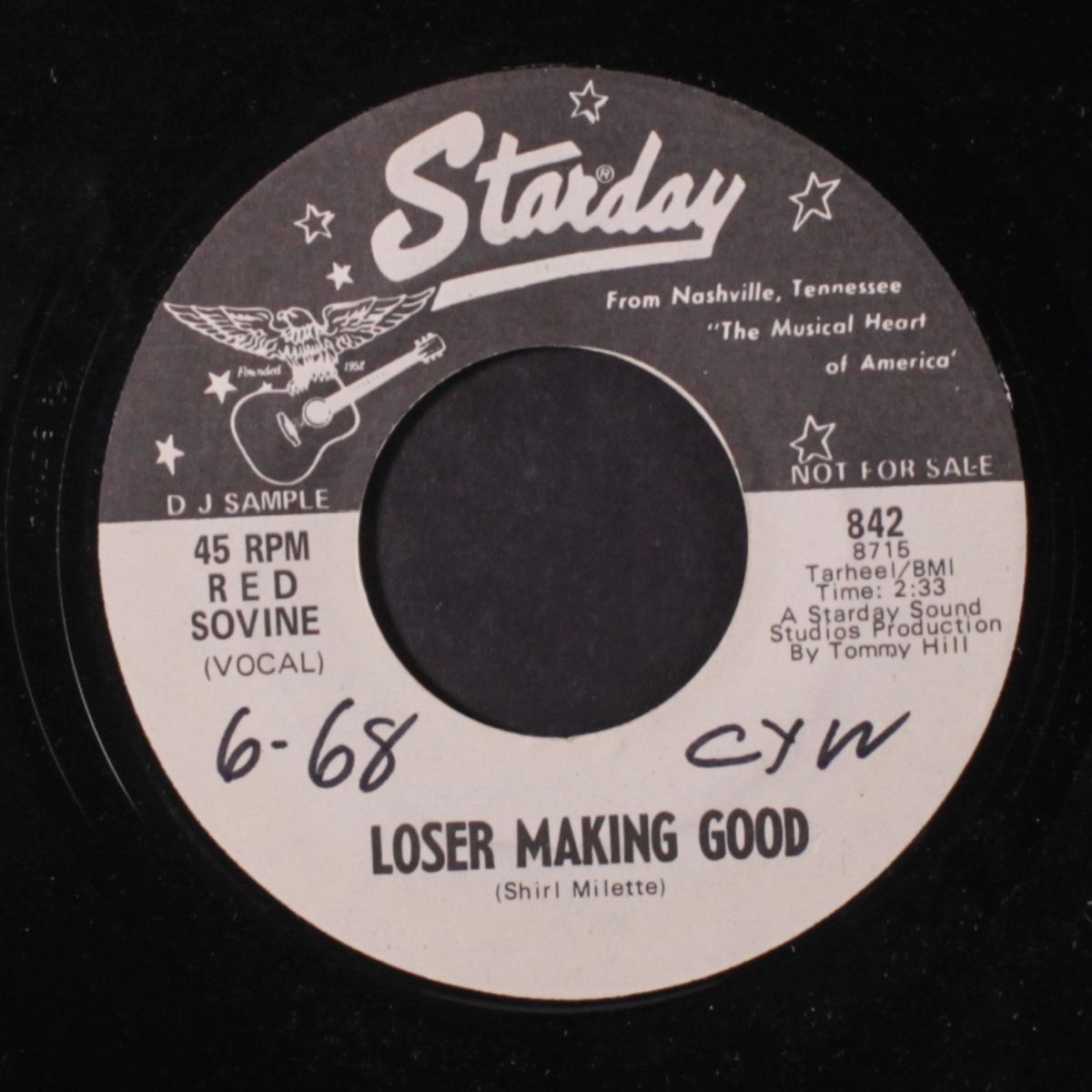 loser making good by RED SOVINE