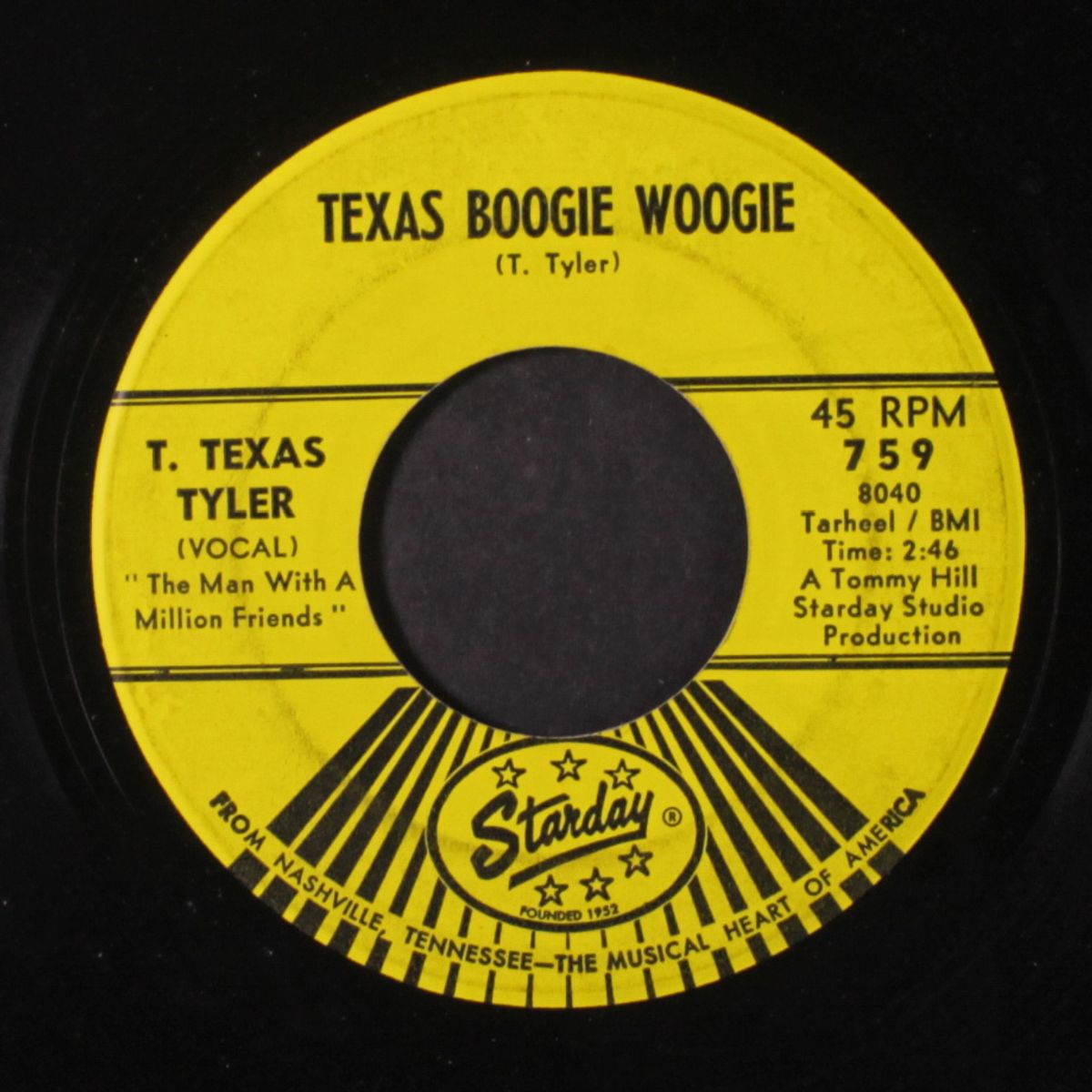 texas boogie woogie by T. TEXAS TYLER