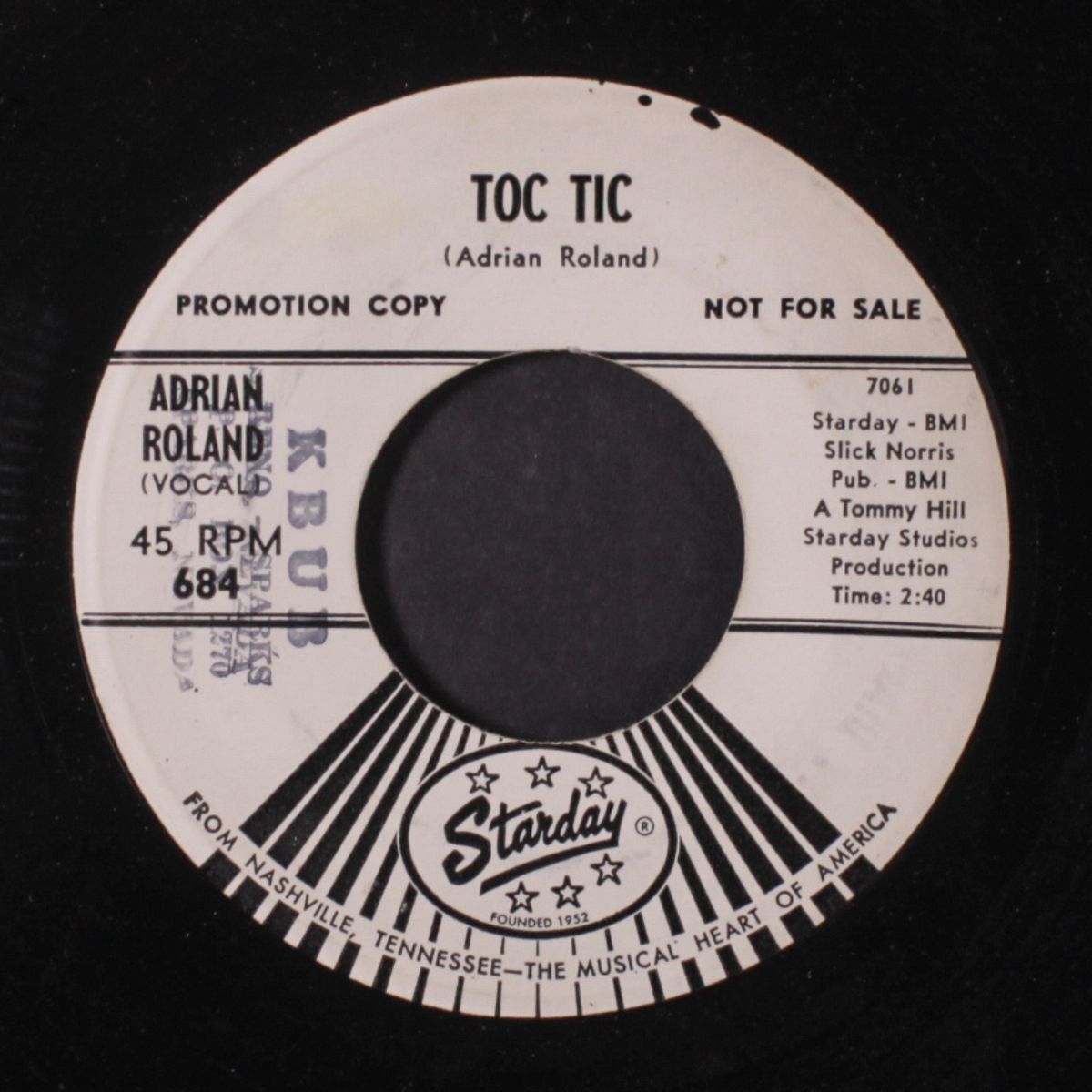 toc tic by ADRIAN ROLAND