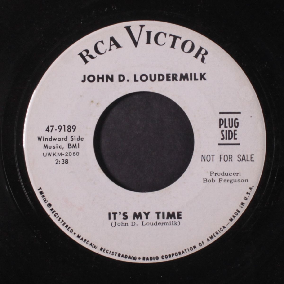 it's my time / same by JOHN D. LOUDERMILK