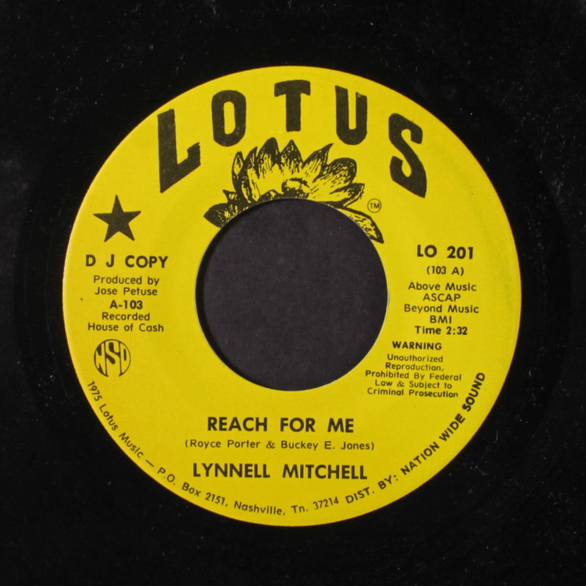 play the game / reach for me by LYNNELL MITCHELL