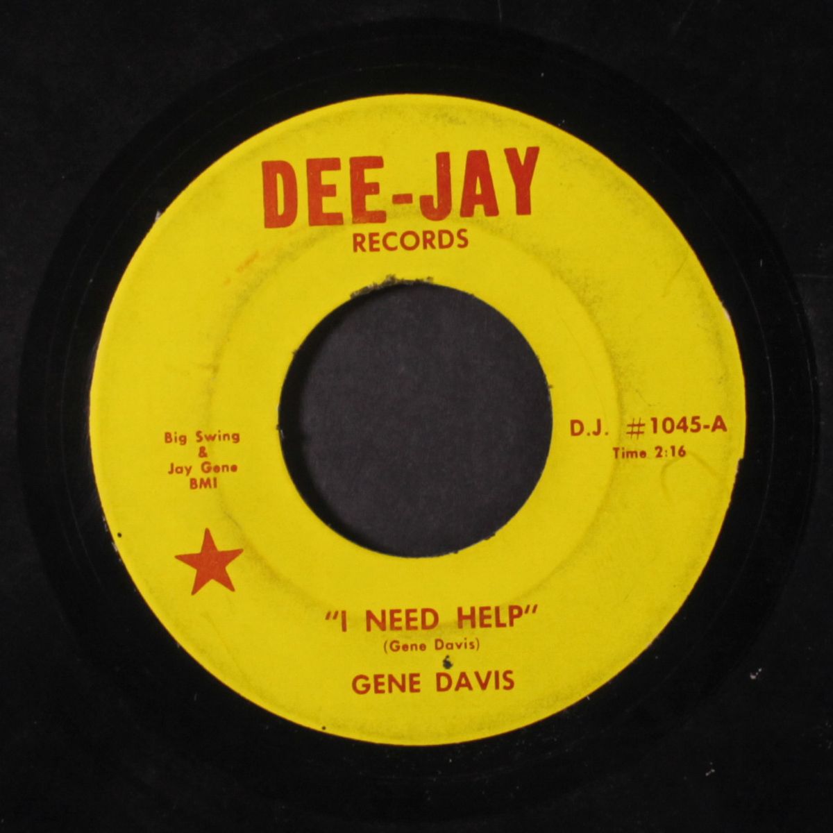 gotta finish that dream / i need help by GENE DAVIS