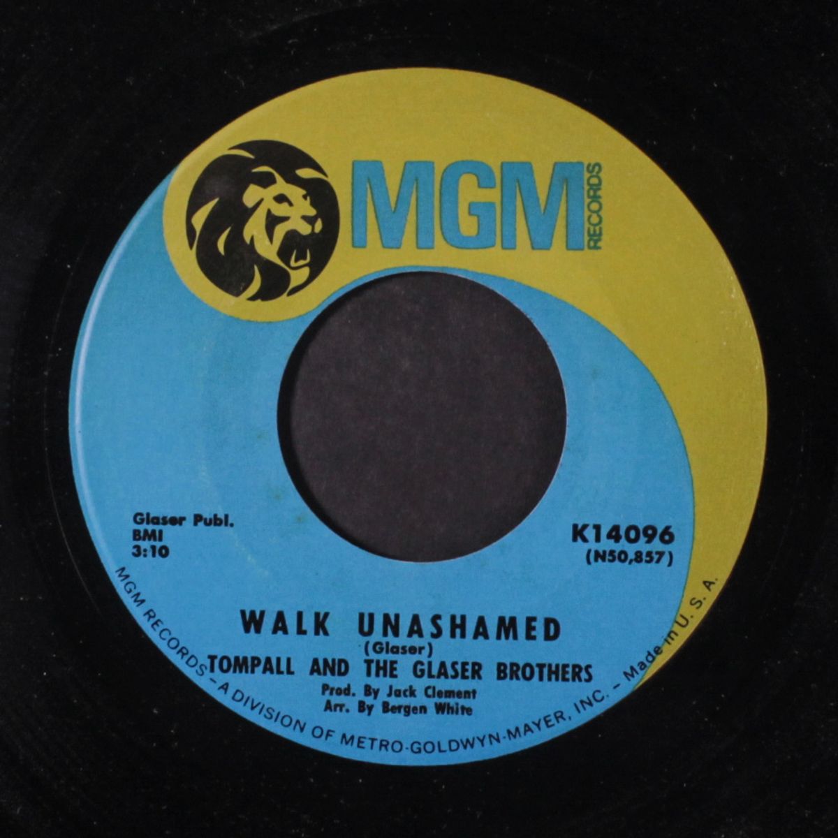 walk unshamed by TOMPALL & GLASER BROTHERS