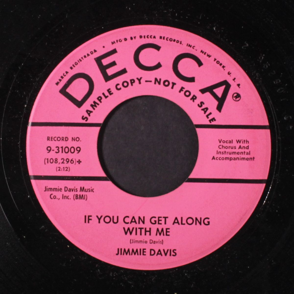 we're gonna let the good times roll by JIMMIE DAVIS