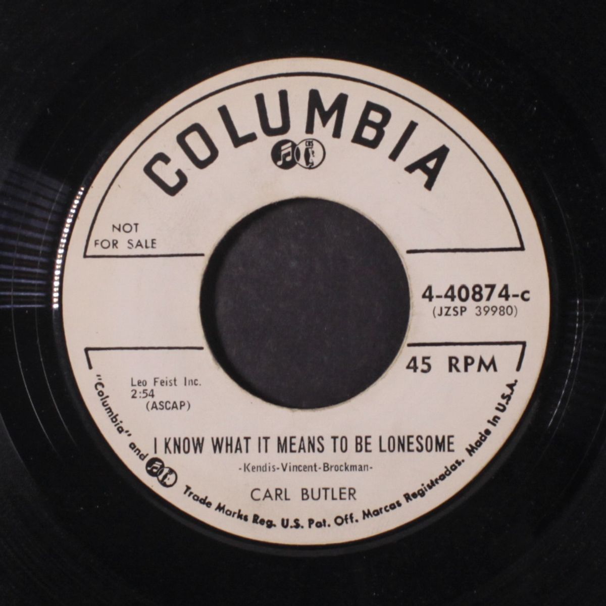 what it means to be lonesome / cold heart by CARL BUTLER