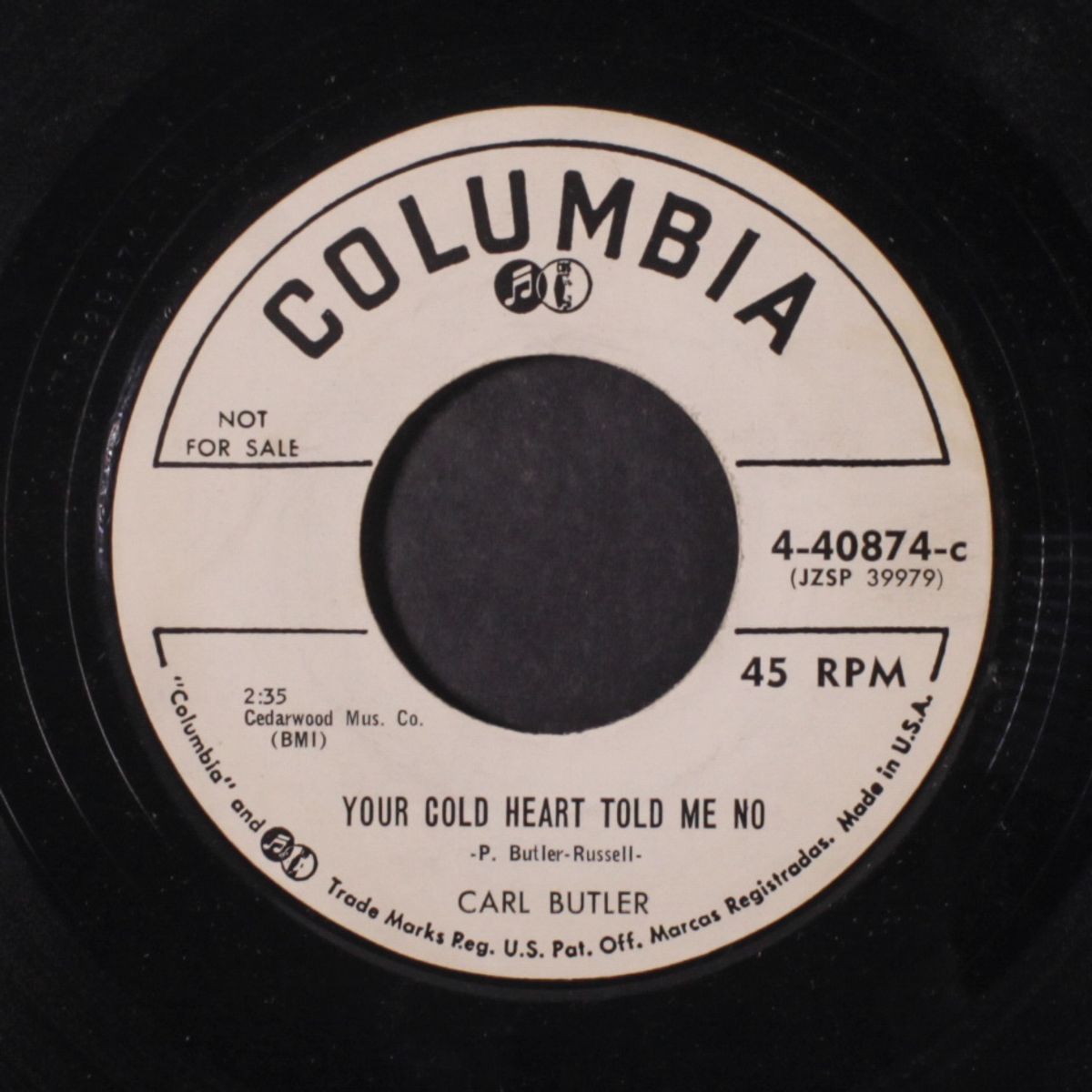 what it means to be lonesome / cold heart by CARL BUTLER
