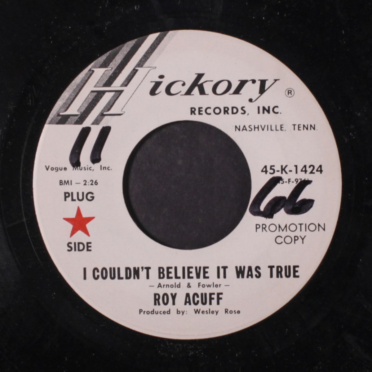 kaw liga / i couldn't believe it was true by ROY ACUFF