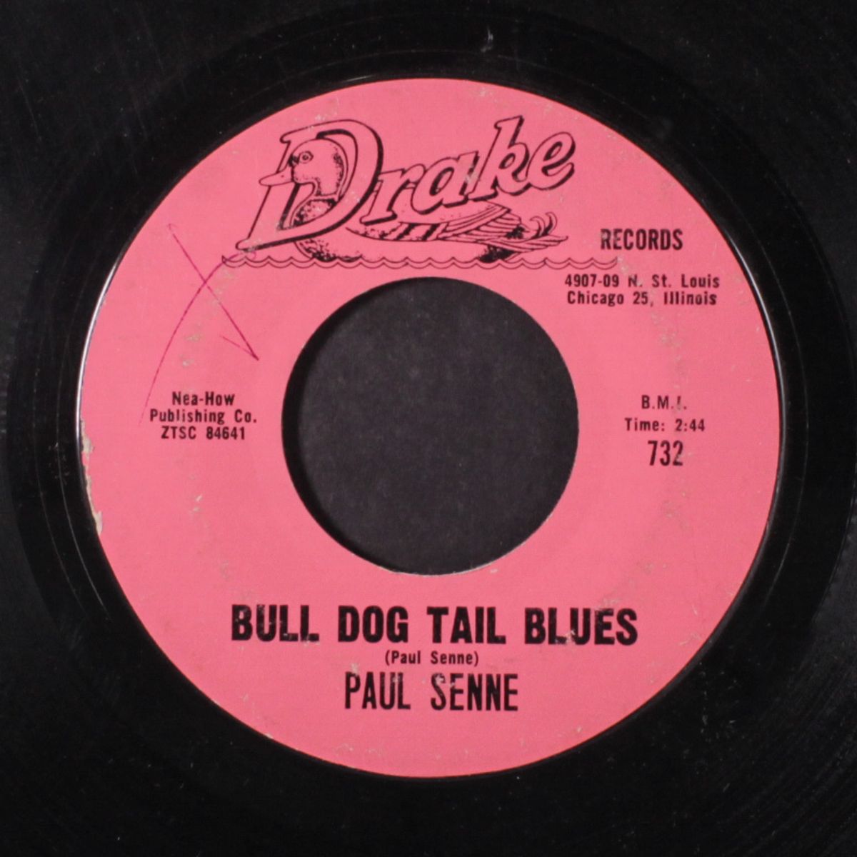 bull dog tail blues / let's go happy by PAUL SENNE