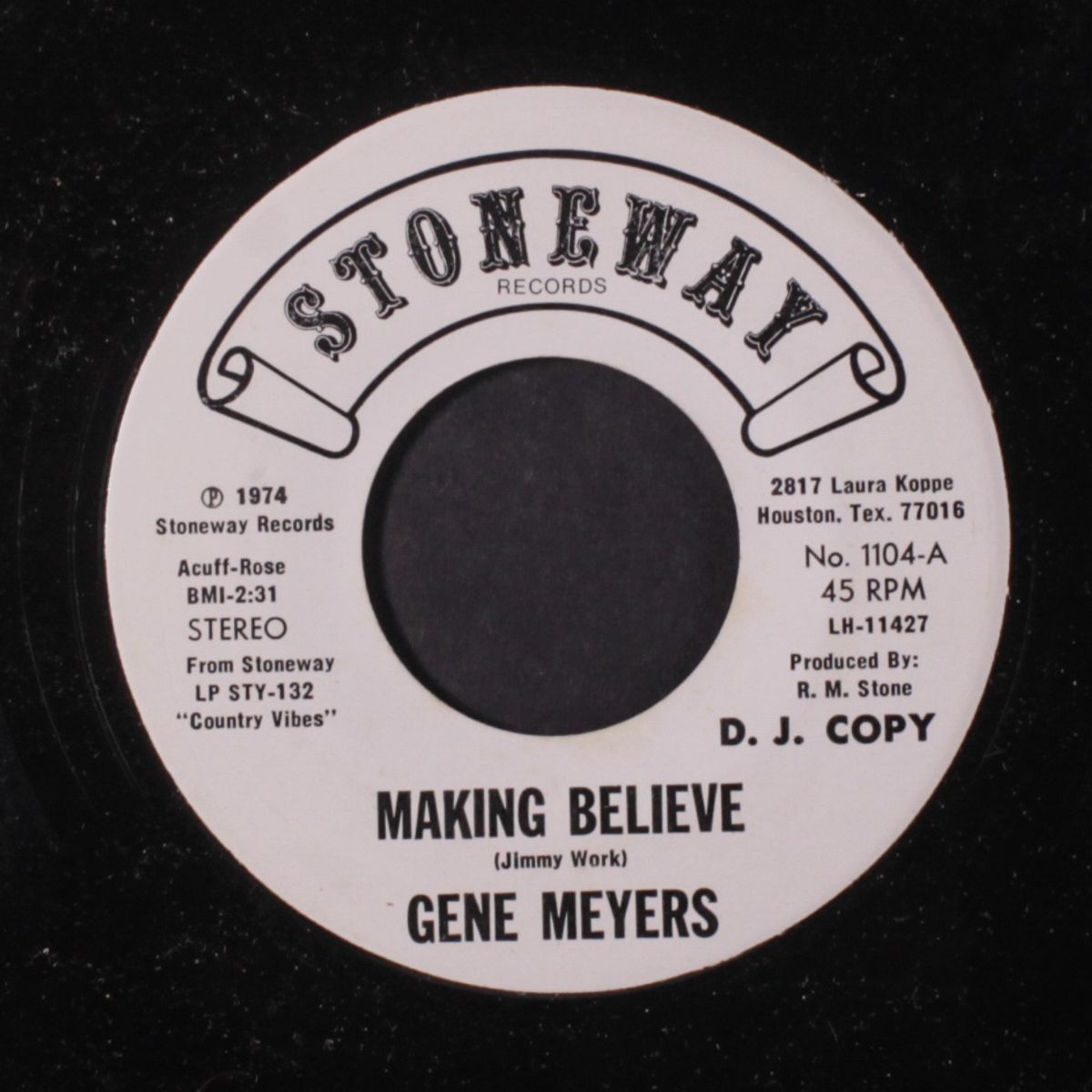 jealous heart / making believe by GENE MEYERS