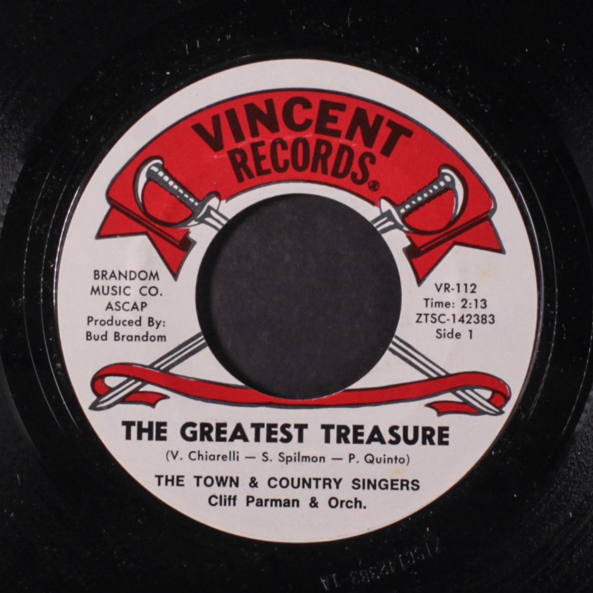 the greatest treasure / i'm sending roses by TOWN & COUNTRY SINGERS