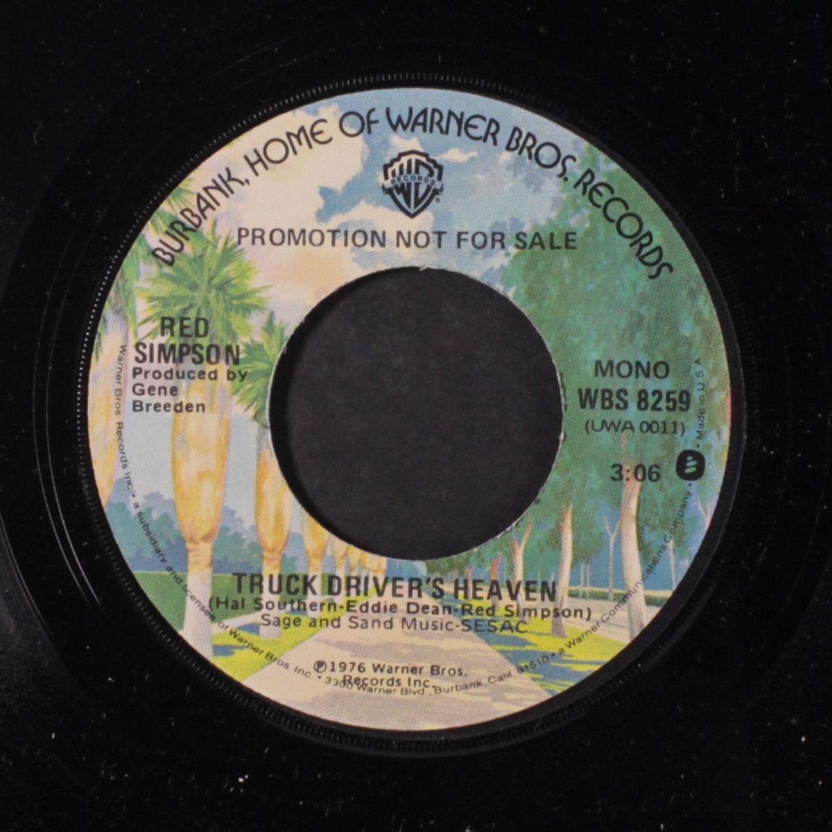 truck driver's heaven / mono by RED SIMPSON