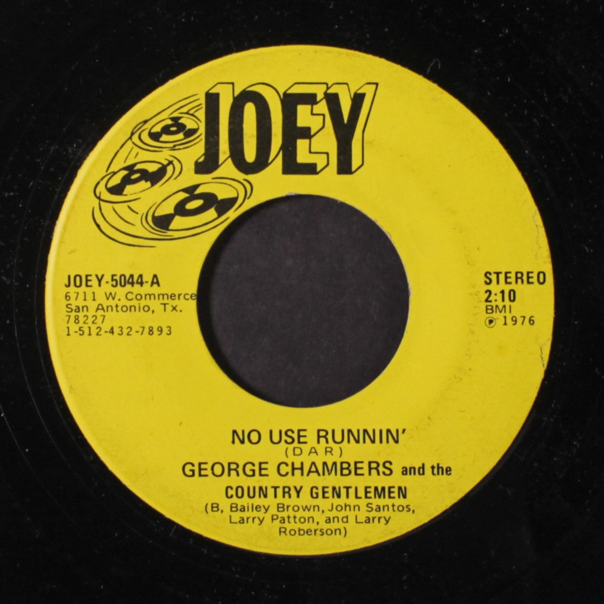 no use runnin' / i've got a lot of missing you to do by GEORGE CHAMBERS & COUNTRY GENTLEMEN