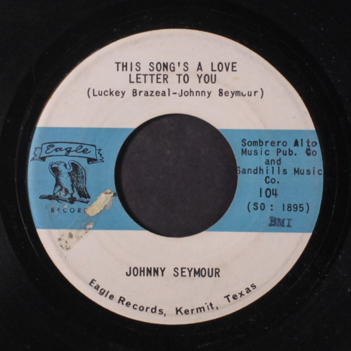 tall timber lumberjack / his song's a love letter to you by JOHNNY SEYMOUR