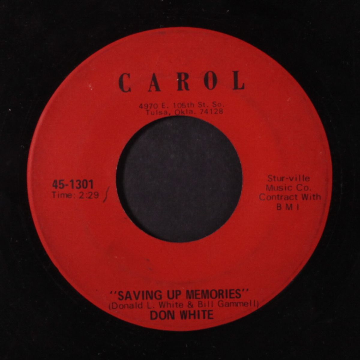 saving up memories / blues stay away from me by DON WHITE