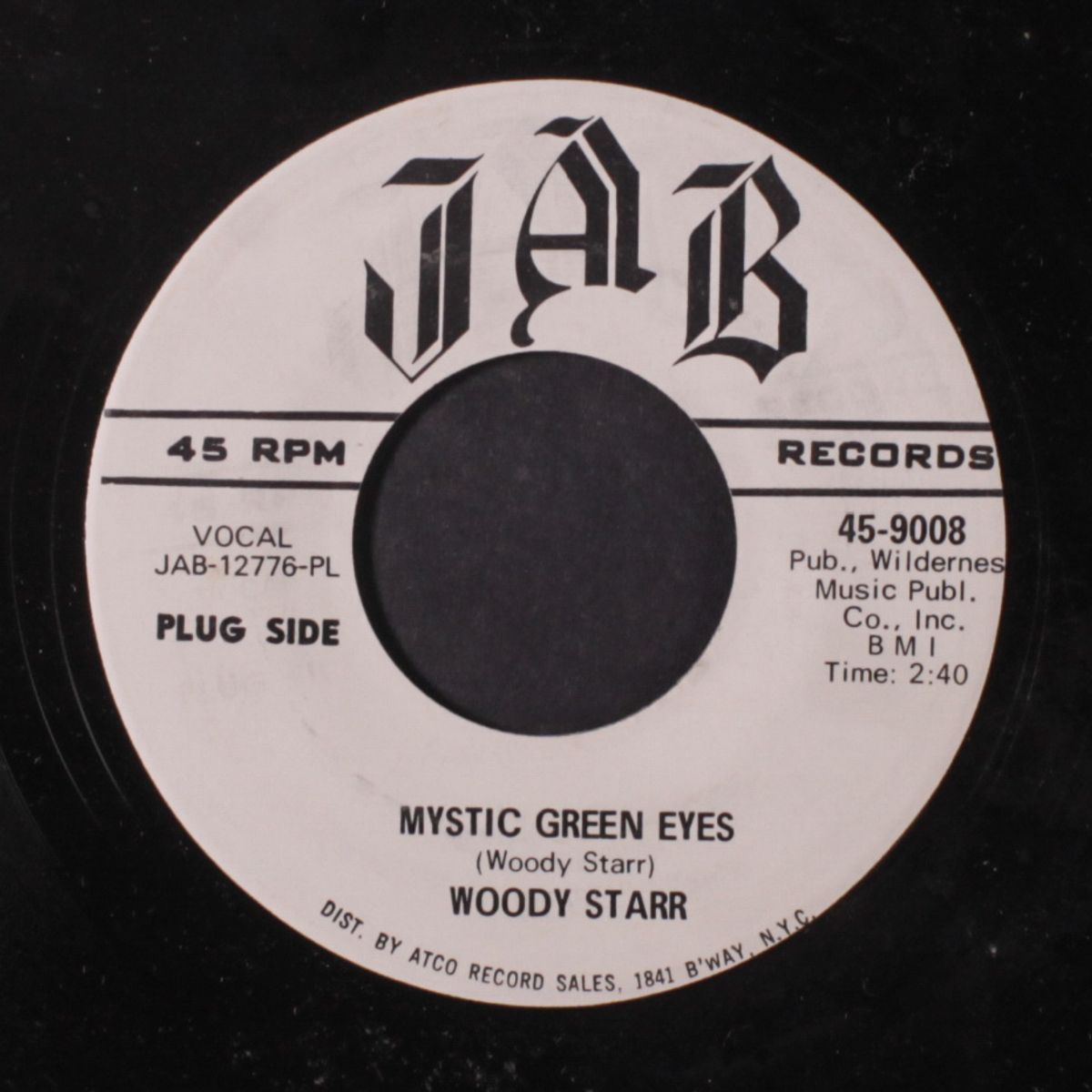 mystic green eyes / time alone will tell by WOODY STARR