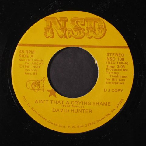 DAVID HUNTER
