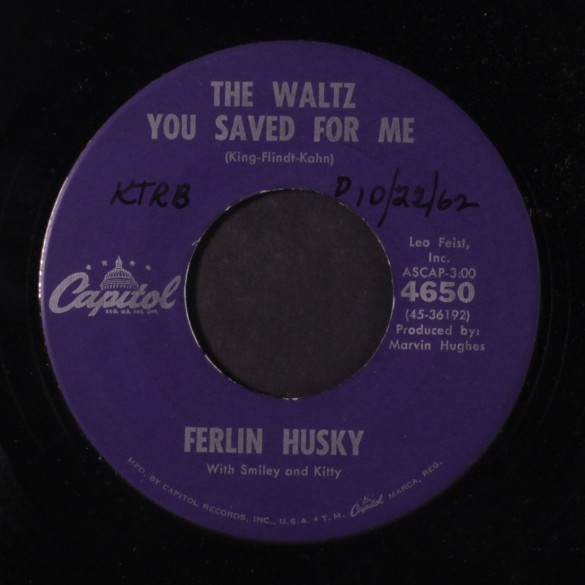 waltz you saved for me by FERLIN HUSKY