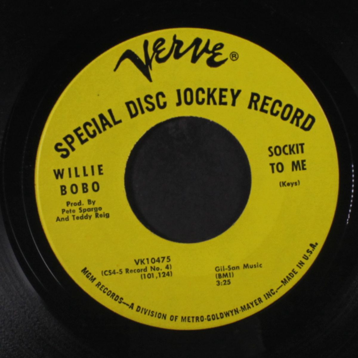 1-2-3 / sockit to me by WILLIE BOBO