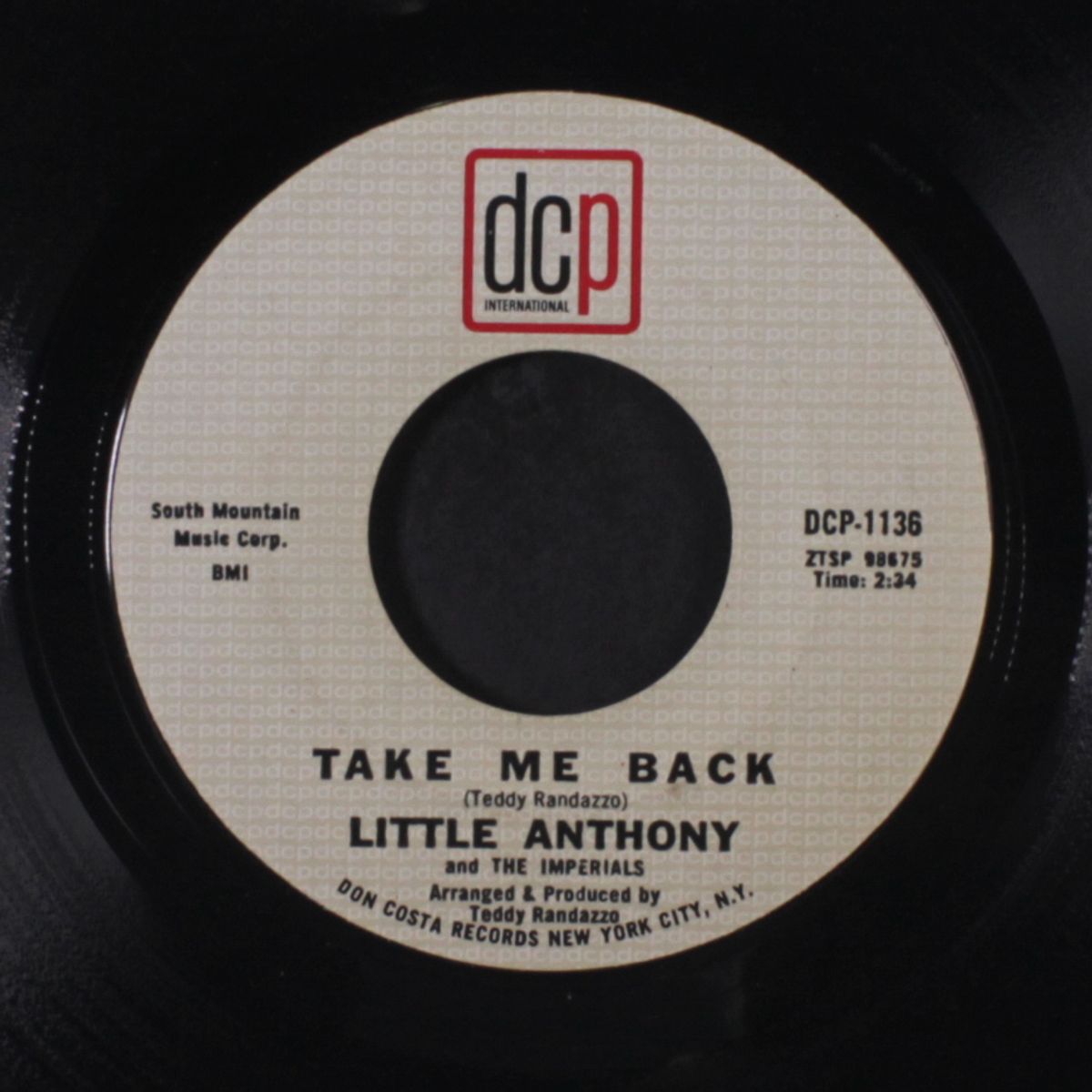 take me back / our song by LITTLE ANTHONY & IMPERIALS